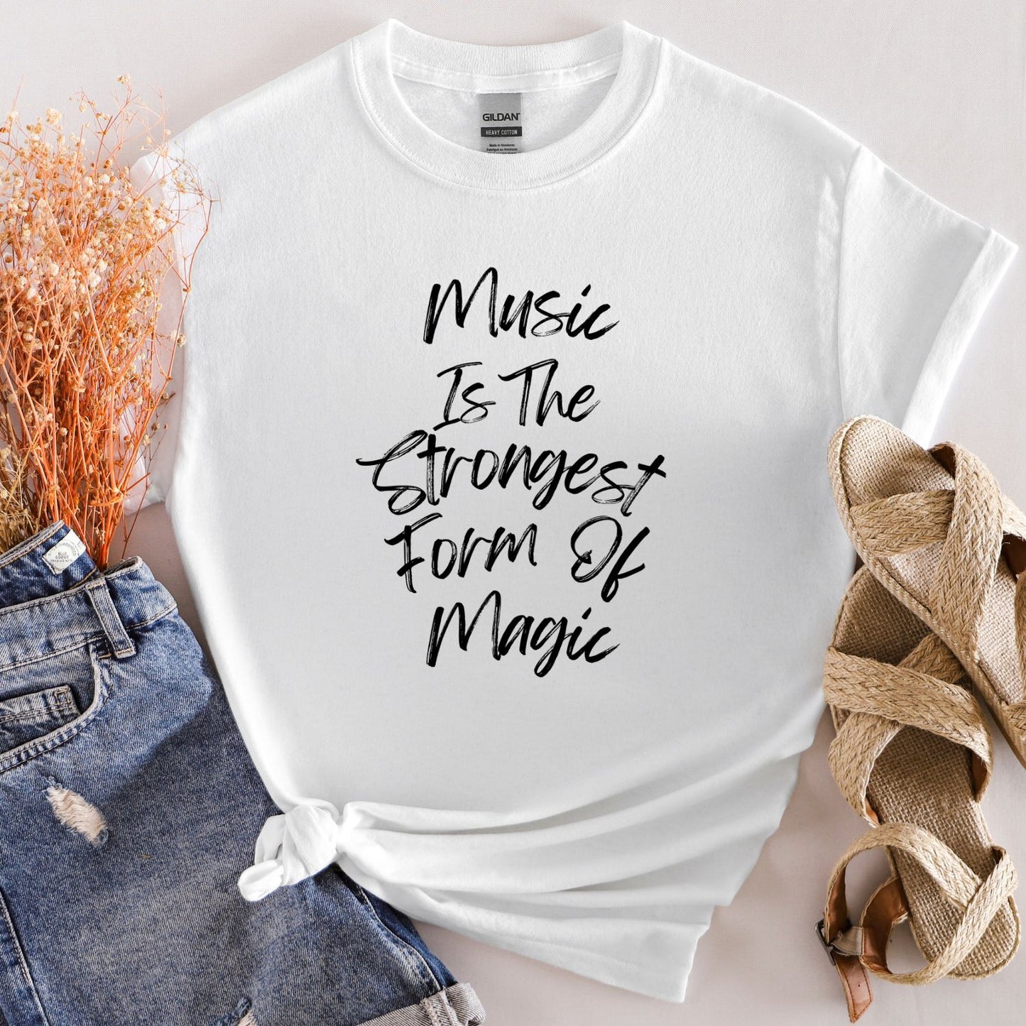 Music Is Magic - White Unisex