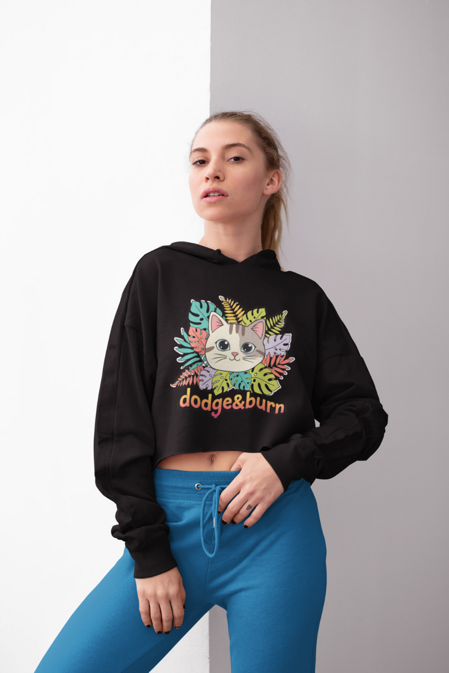 Female Cropped Hoodie