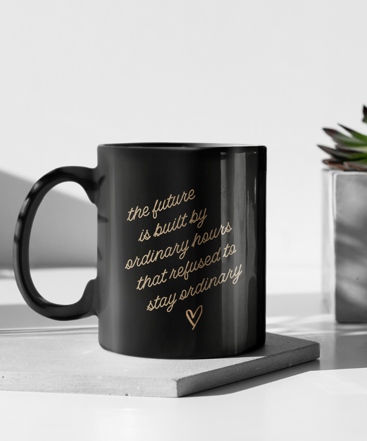 Black Coffee Mug